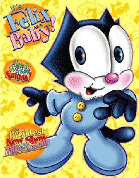 This is the Avatar Image for the Felix the Cat (TV Show) Japanese Dub AI Voice and Text to Speech Generator